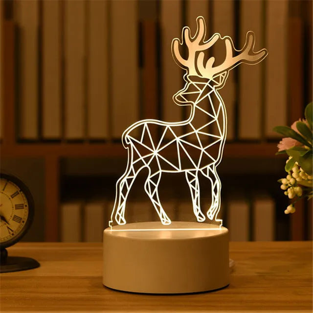 Luminárias de Mesa Led Criativas Diversas Coisas USB Warm White Elk 